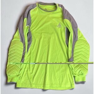 Select Players Choice Goalie Goalkeeper Soccer Jersey Adult Size M Neon Green